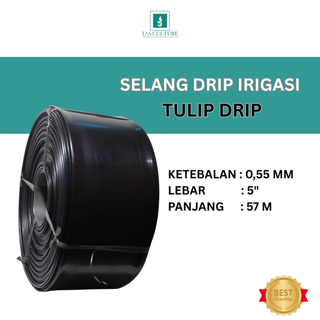 Selang Drip Irrigation Tape - Tulip Drip 5 inch ( Roll )
