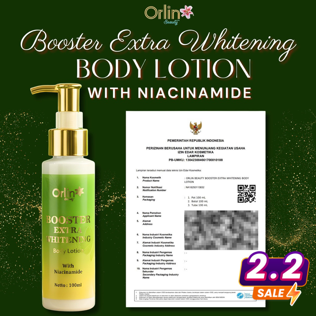 [ 100% ORIGINAL ] HB EKTRA WHITENING ORLIN BEAUTY HANDBODY LOTION / HB BOOSTER DOSTING