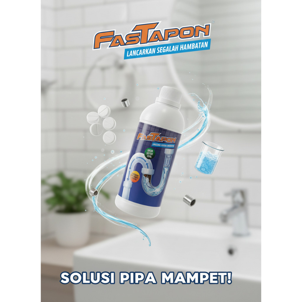 Fastapon Cairan Anti Sumbat WC - Mengatasi Sumbatan dengan Cepat dan Praktis