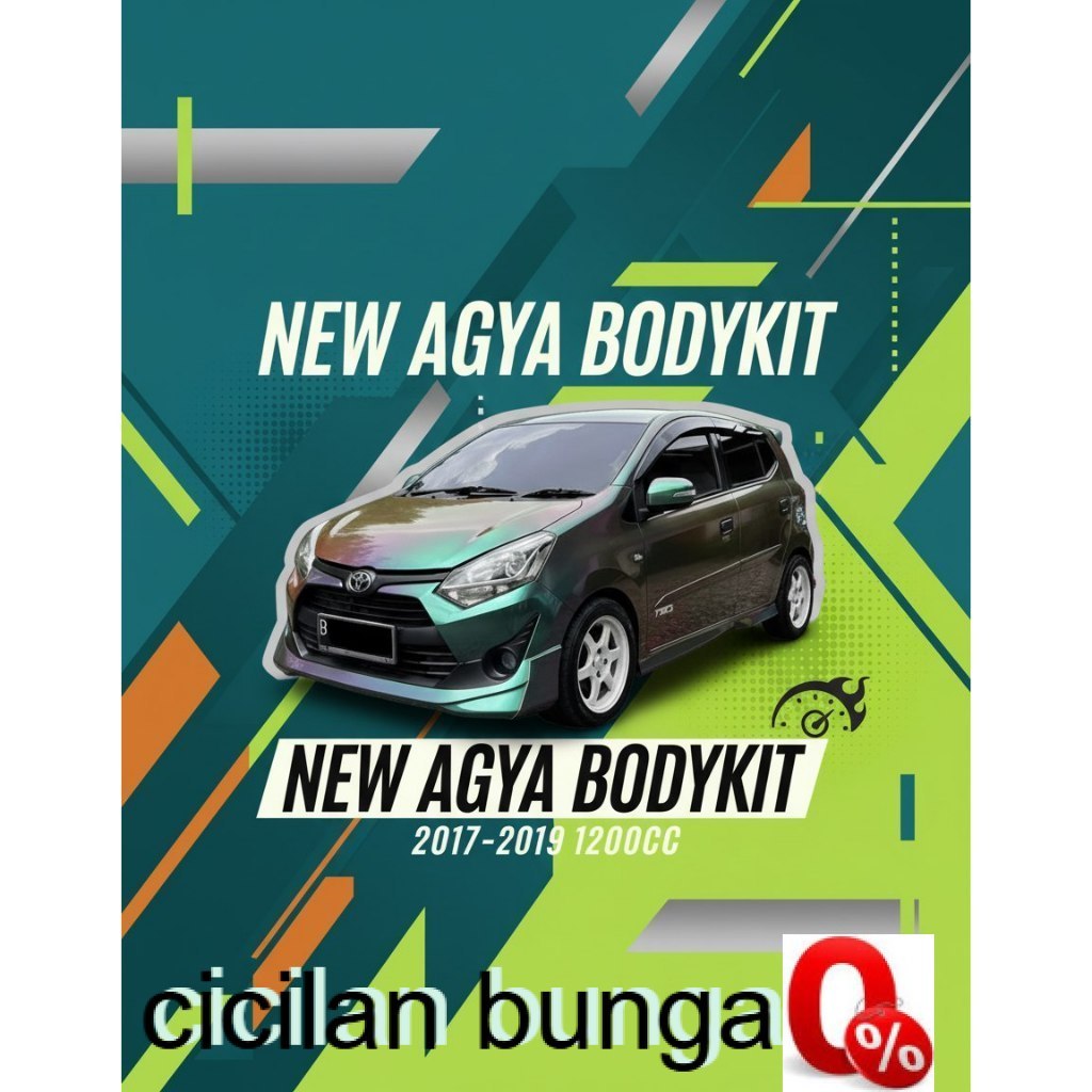 [CICILAN 0%] BUMPER BODYKIT NEW AGYA 2017 2018 2019 BUMPER NEW AGYA GRADE-A