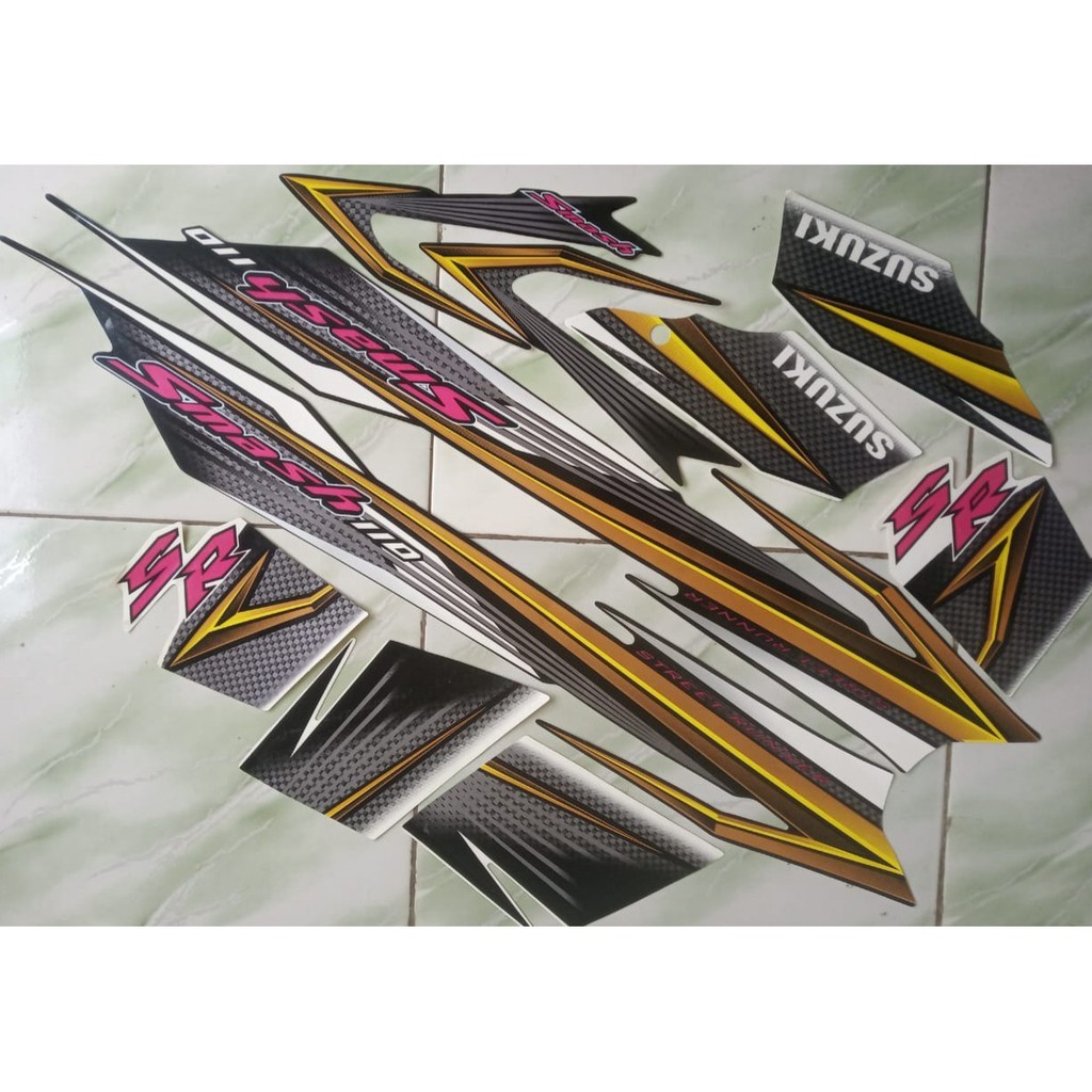 stiker striping lis body suzuki smash Sr 2007