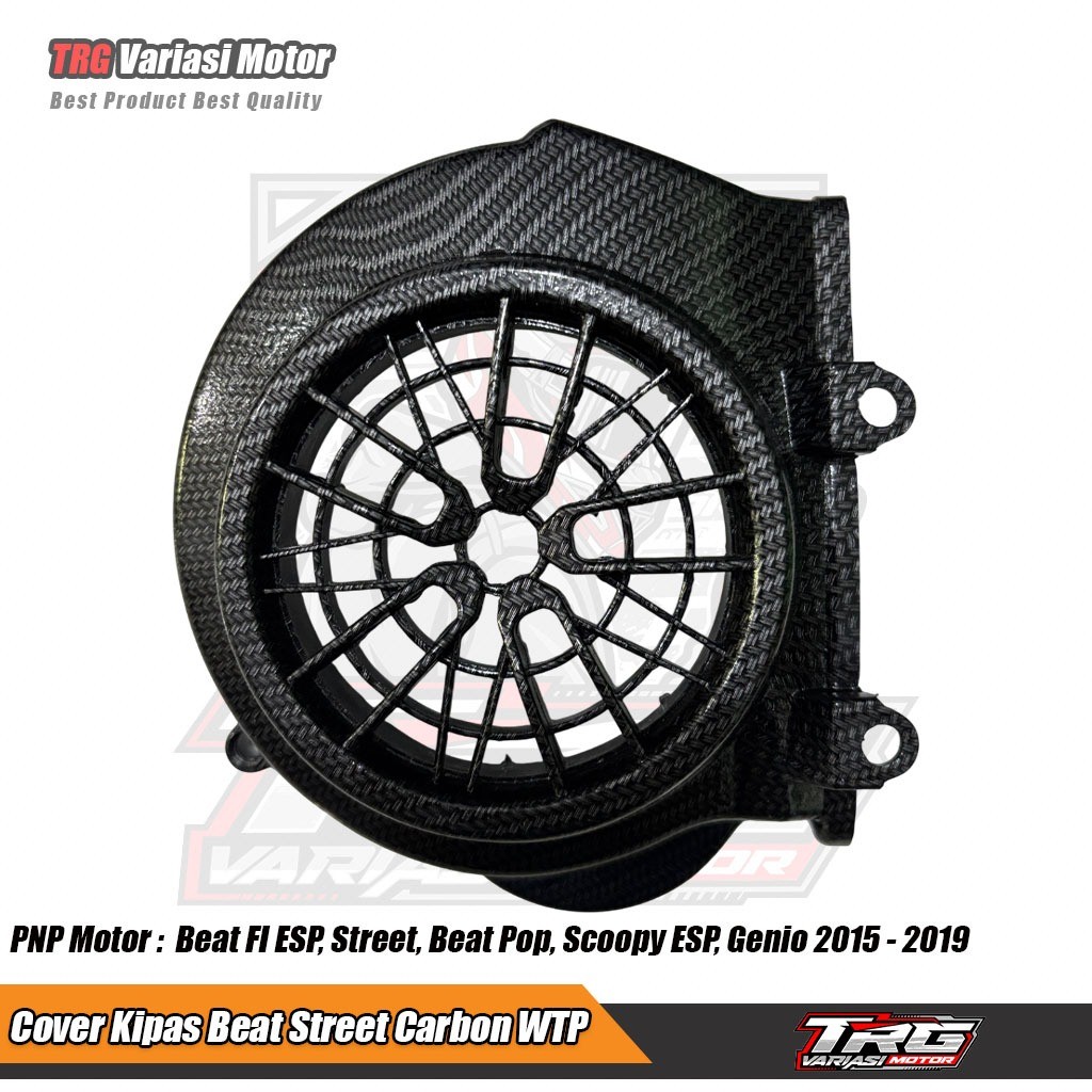 Tutup Kipas Beat Street Cover Kipas Beat Street Beat FI Scoopy ESP Genio 2015 - 2019 Carbon WTP TRG
