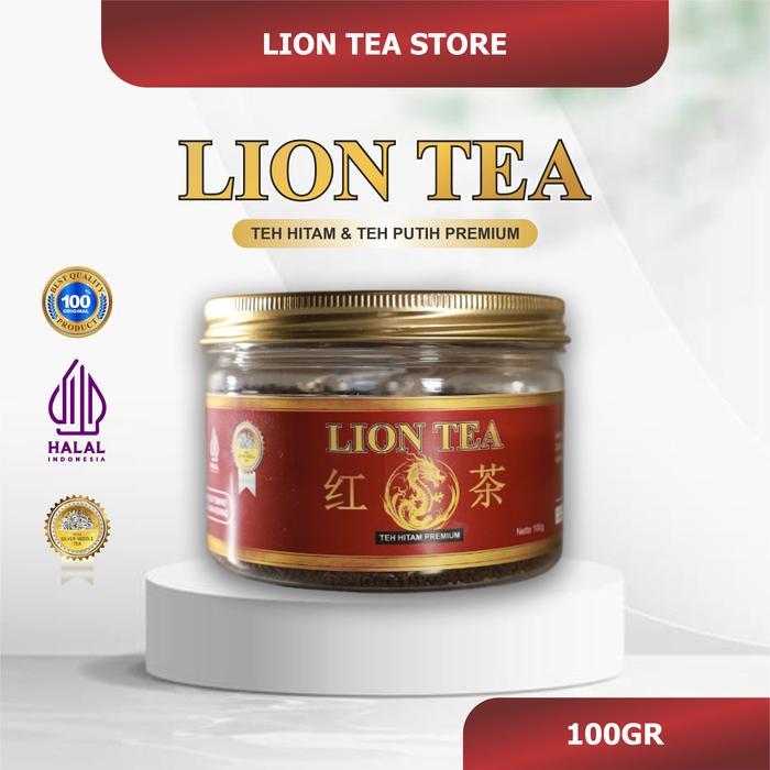 PROMO  Teh Hitam Lion Tea Long Tea - Teh Hitam & Putih Long Tea 100gr Original Produk