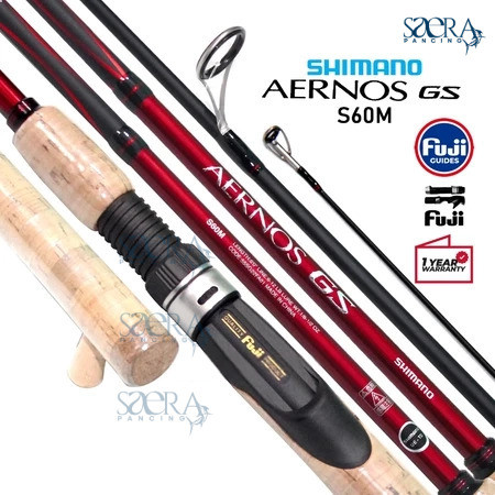 Saera Pancing Joran Pancing SHIMANO Aernos GS S602 M MH Mancing Lele Kolam Galatama Galapung Series 
