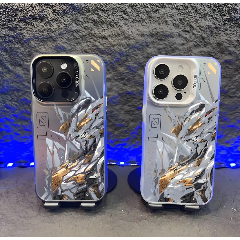 Casing HP Mecha Gundam Platinum yang Mengagumkan Xiaomi Redmi 12C10C9A9C9T10A Note 12 11 10 9 8 11S1