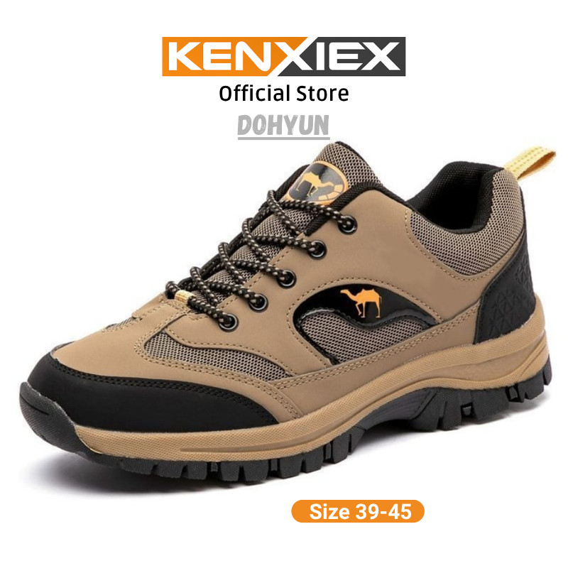 AIMAN STORE BERKAH KENXIEX Dohyun Sepatu Sneakers Pria Fashion Casual Cowok Sepatu Hiking Ken121333