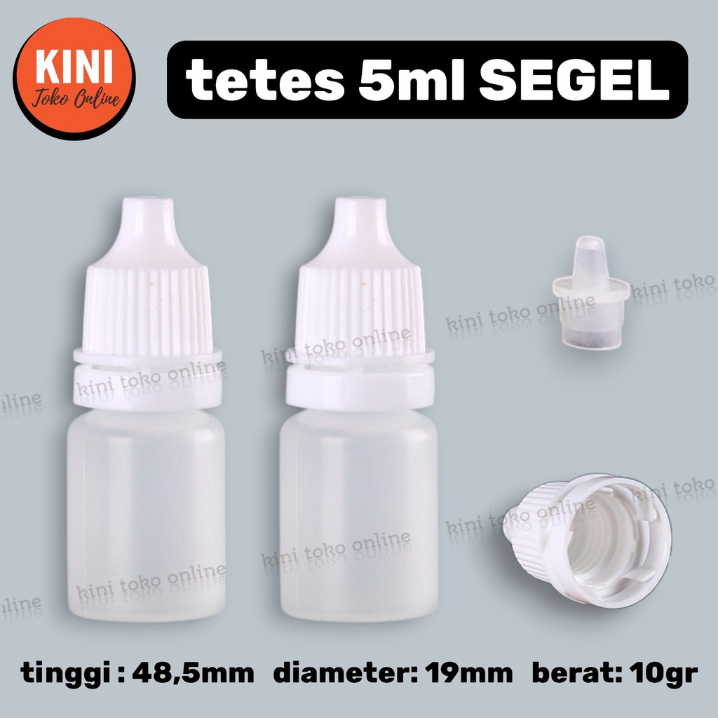 Botol Tetes Segel 5 ml 5ml Tinta Kuku Henna