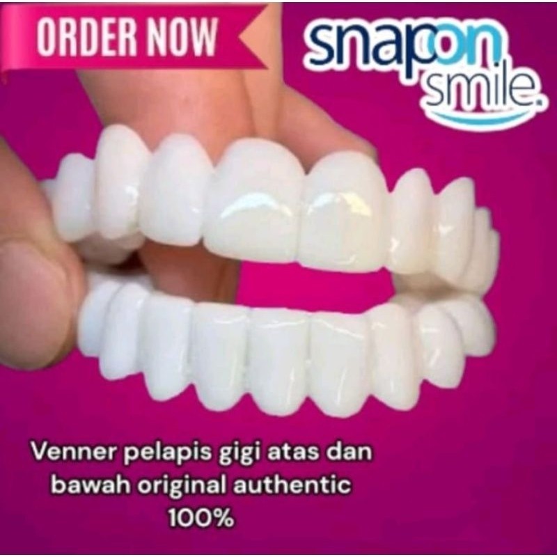 Snap On Smile Gigi Palsu 100% Original Asli /Gigi Palsu - Gigi Palsu Silikon
