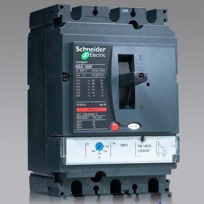 mccb schneider nsx160f 36ka 3p 3phase 125a  nsx160 nsx 160f
