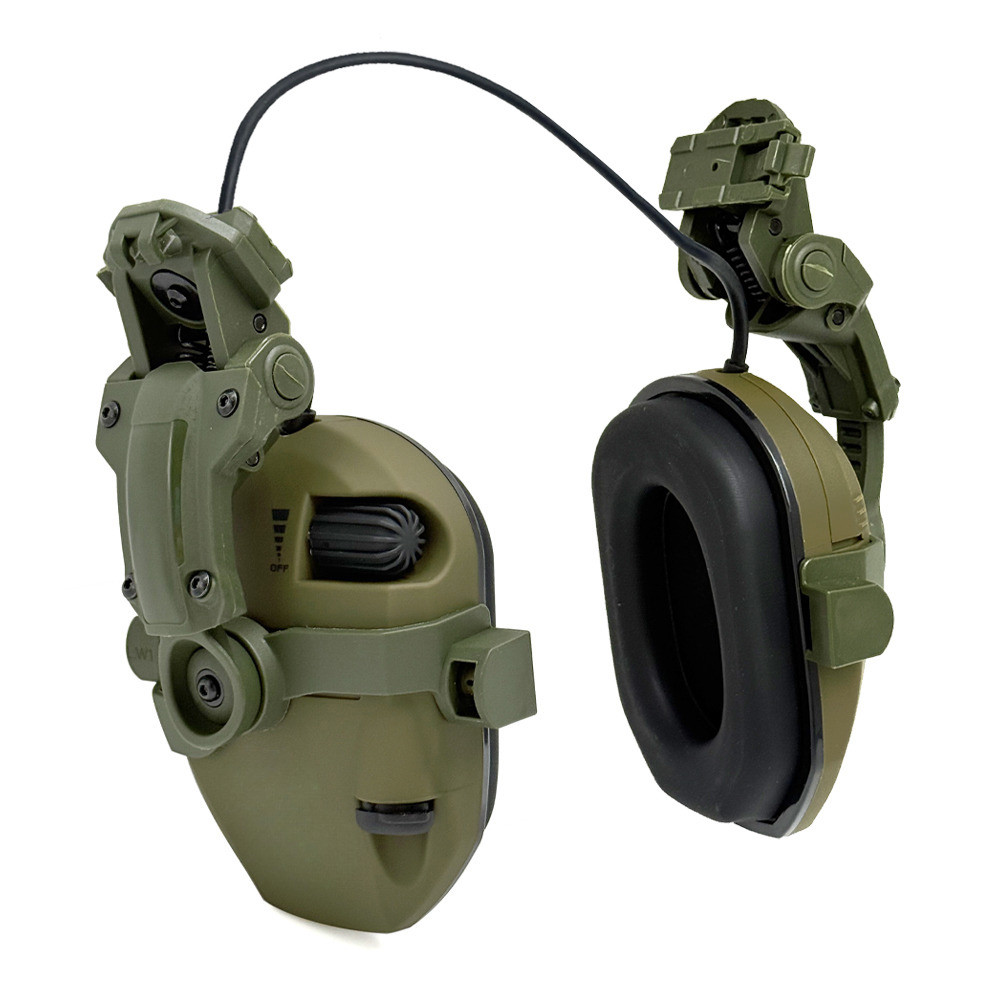 WK Helmet Mounted Earmuffs For Shooting Electronic Hearing Protection Ear Protect Noise Reduction Ac