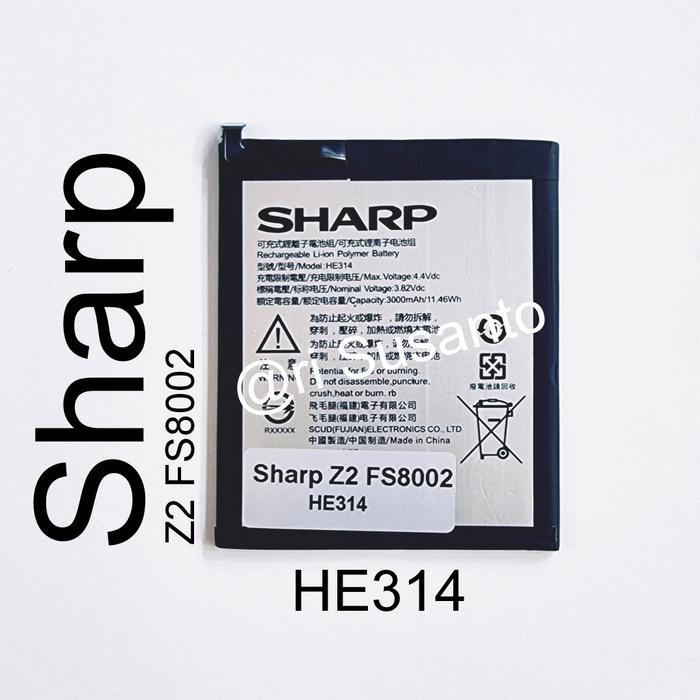 Baterai MCOM for Sharp Z2 A1 FS8002 HE314 Original batere batre batrai battery