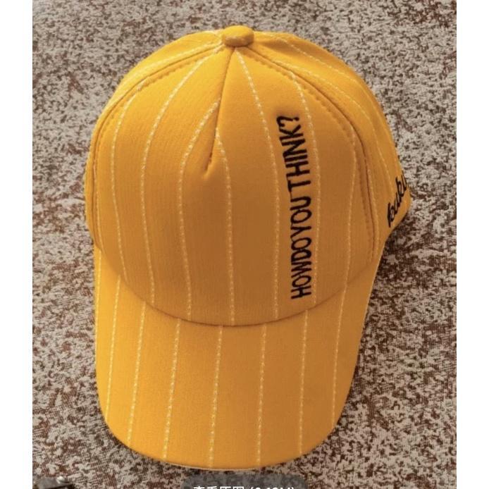 Topi Baseball Anak How Do You Think / Kid Baseball Hat Cap - Kuning