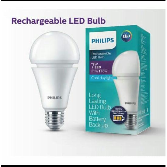 Philips Emergency Rechargeable LED Bulb 7 Watt 6500K