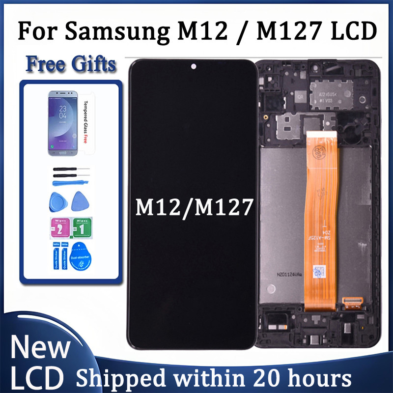 6.5" For Samsung M12 LCD M127 M127F M127M LCD splay Tou Screen gitizer For Samsung M127 LCD splay