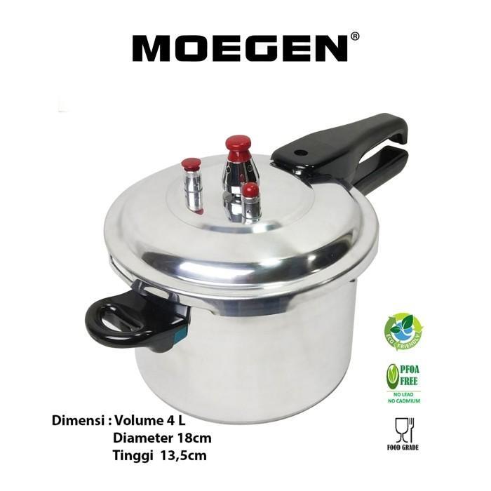 Panci Presto HC / Moegen Press Cooker 4 Liter - PRESTO-4L-BIASA