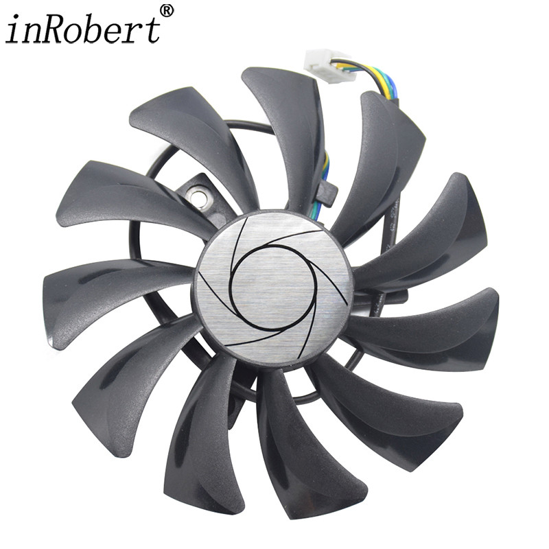 85mm 4pin HA9010H12SF-Z RX460 4GB Cooler Fan Replace for MSI Inno3D P106 960 GeForce GTX 1060 AERO I