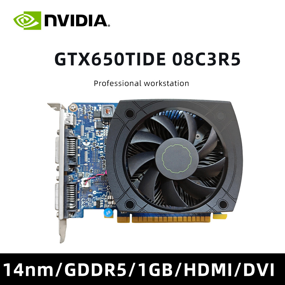 NVIA GeForce GTX 650 Ti 1GB GDDR5 128-bit Gaming Graphics Card-DELL OEM, DVI-I/HDMI/VGA, PCIe 3.0, r