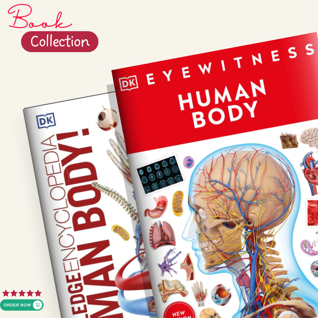 KOLEKSI BUKU - Human Body Eyewitnes & Human Body  Knowledge