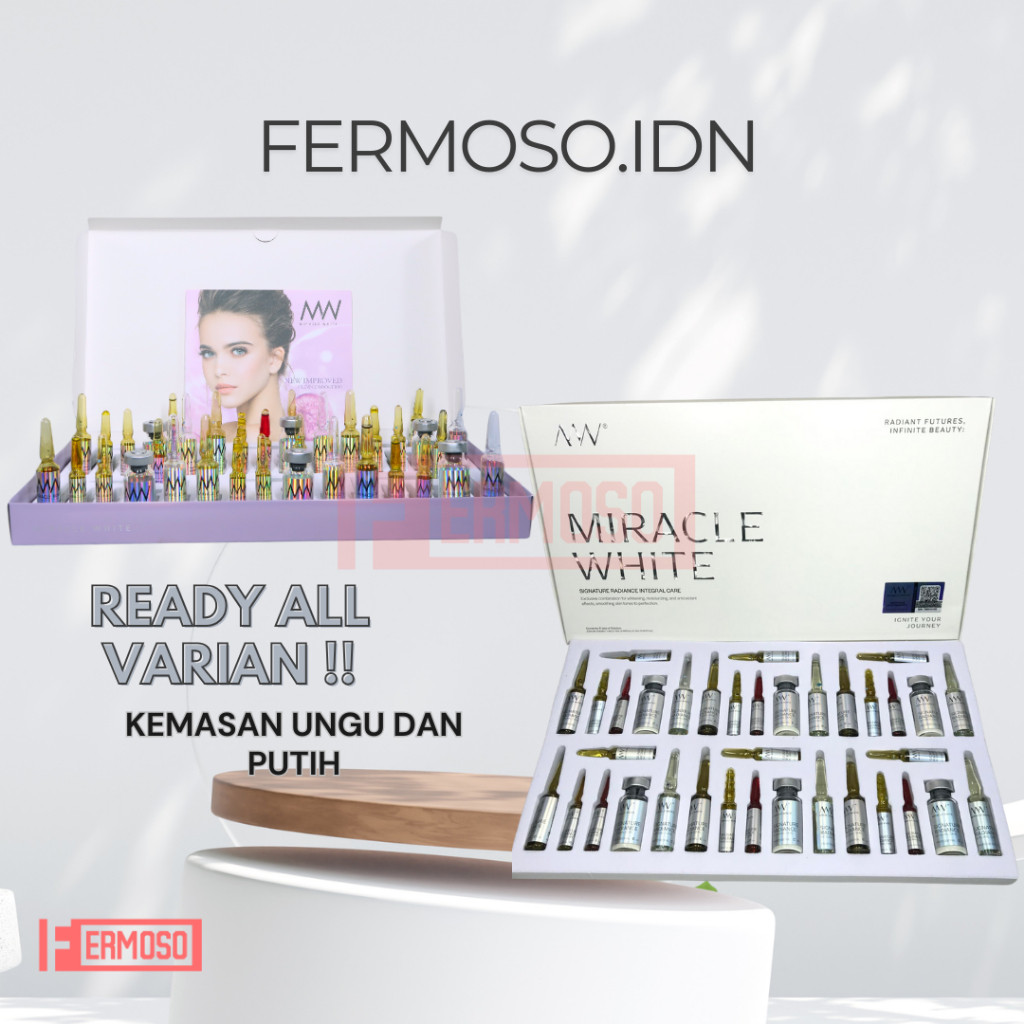 Miracle White Pink Purple Terbaru Infus Whitening Mencerahkan Kulit