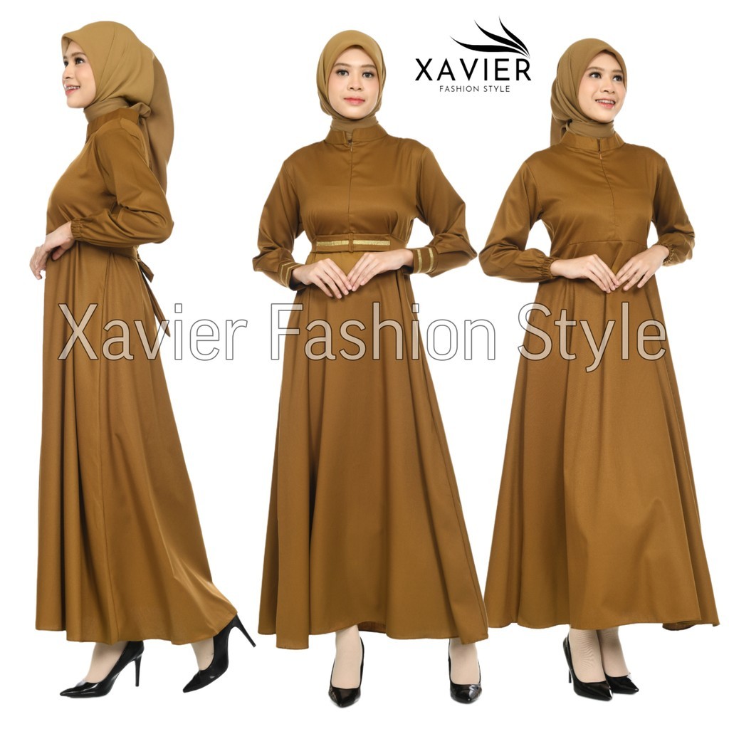 Gamis Wanita Premium Bahan Toyobo Fodu  –– Model Terbaru dengan Detail Elegan