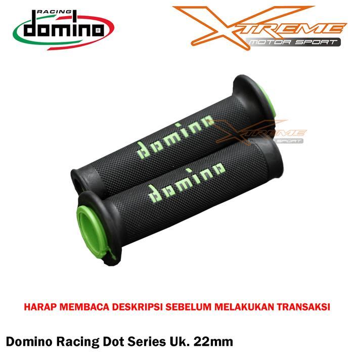 Gerai Otomotif ID | Handgrip Domino Italy Racing Dot Series - Black Green