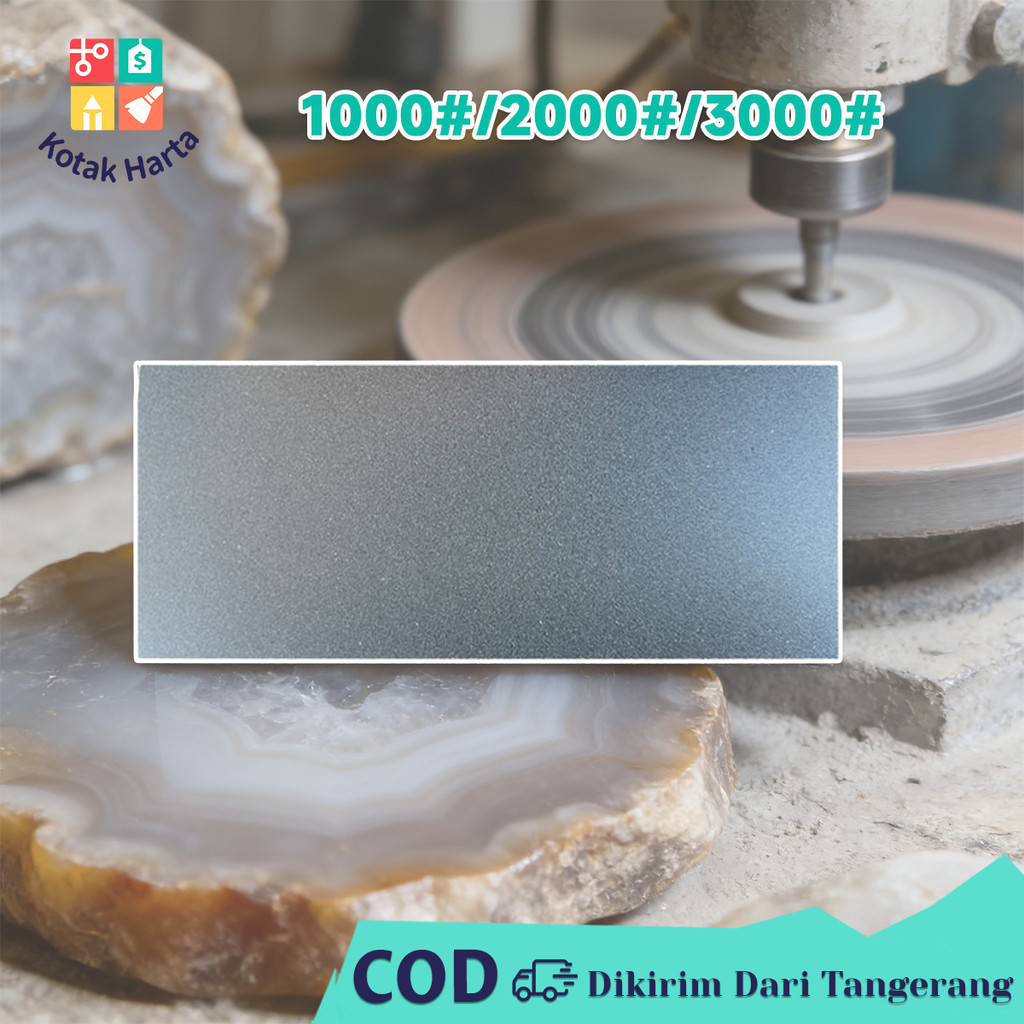 Diamond Sharpener Plate 1000#/3000#/2000# Batu Pengasah Berlian Pelat Asah Untuk Pisau Dan Alat