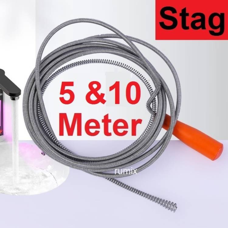 Pipe Cleaner Stag Pembersih Saluran Pipa Mampet Sumbat Tersumbat Drain Pipe Cleaner Manual 5 Meter 1
