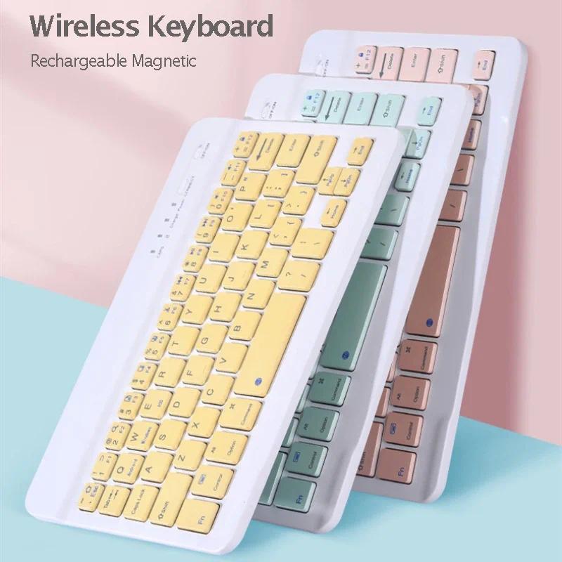 Bluetooth Keyboard Mouse for Tablet Phone Universal 10 in Keyboard for Samsung S6 for iPad Pro Air 4