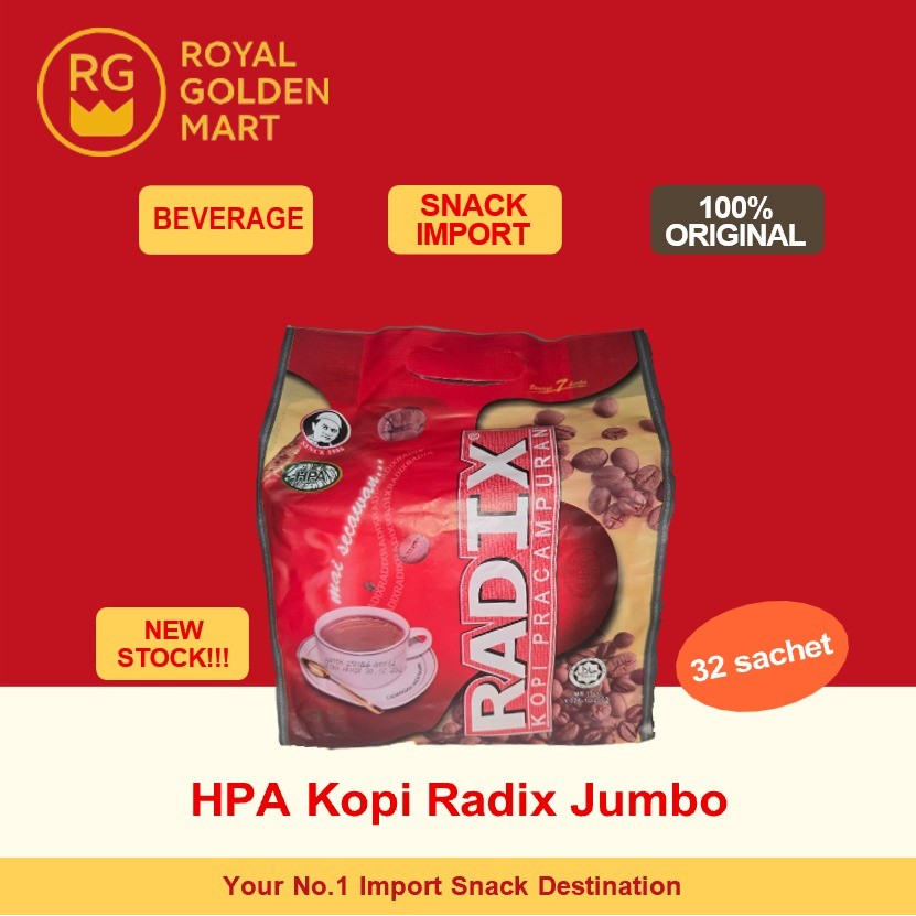 RADIX HPA Original Kopi Instan Malaysia