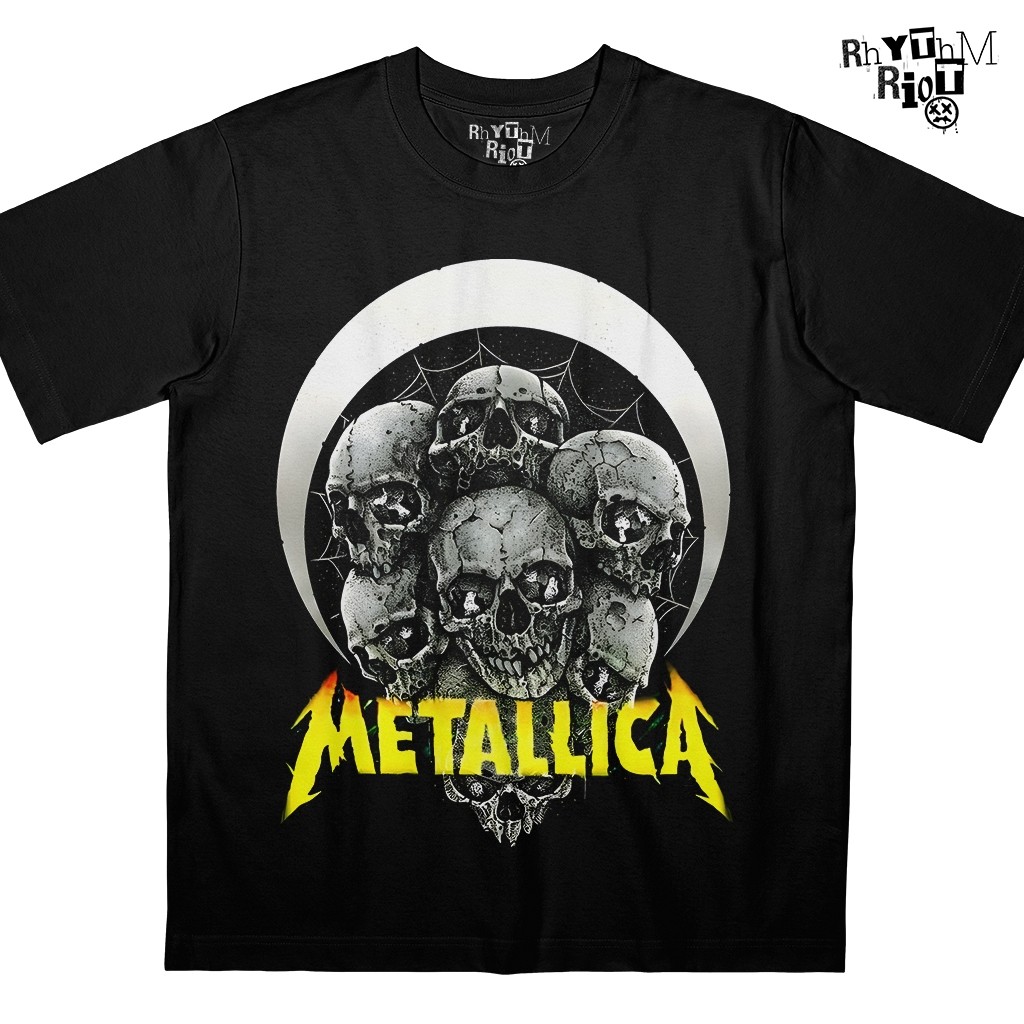 RhythmRiot - Kaos Band Vintage Combed 24s - T Shirt Distro Punk Metal Metallica Nirvana - DR0130 Ori