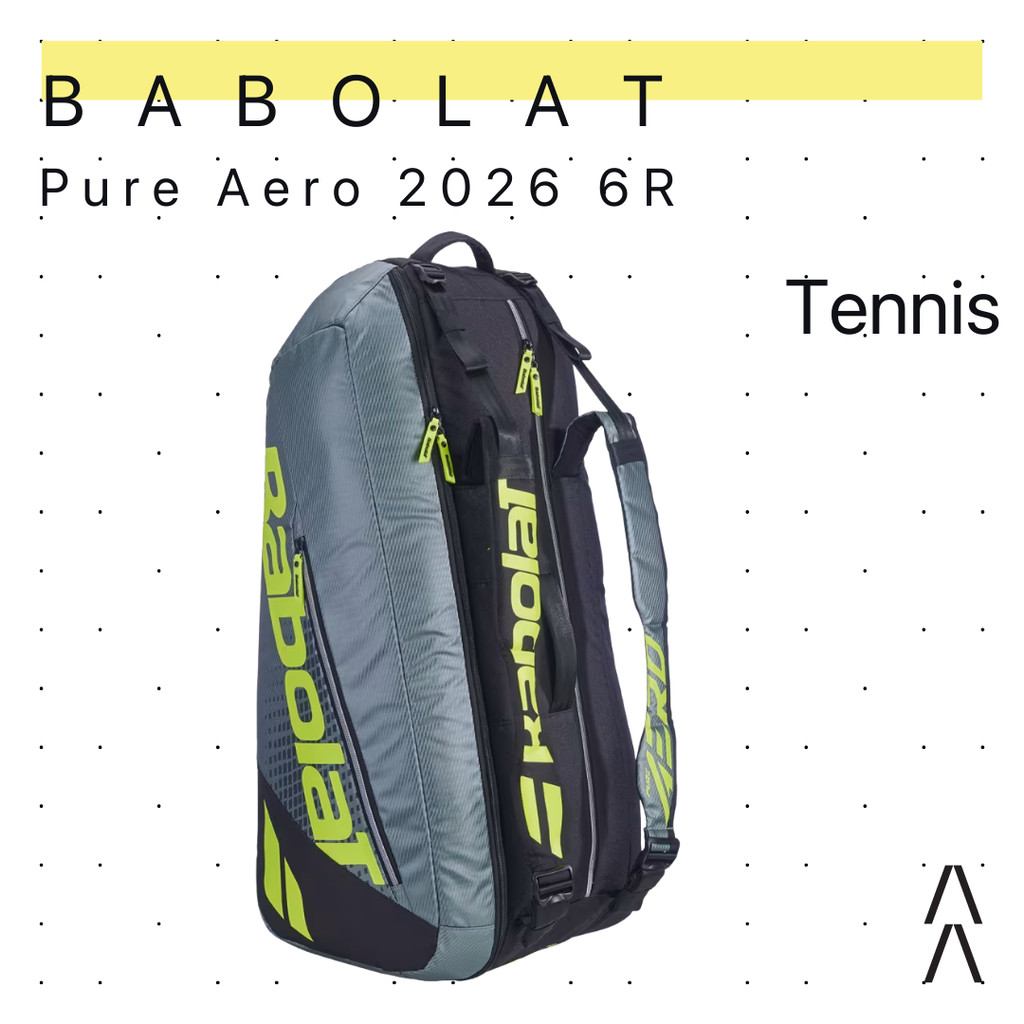 Babolat Pure Aero 2026 6R - Tas Padel Tenis - Tenis Racket Bag/Tenis Bag