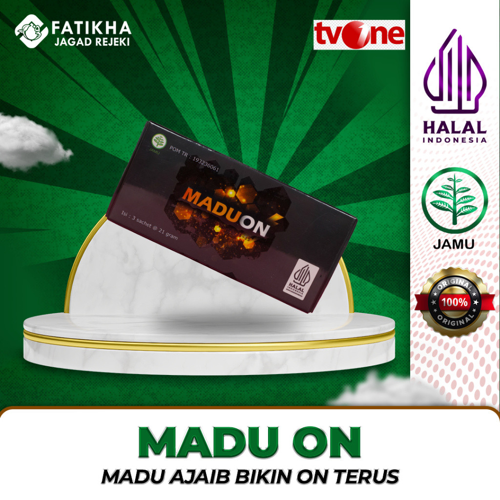 Madu On  Original SERBUK isi 3 Sachet pengganti VITMEN