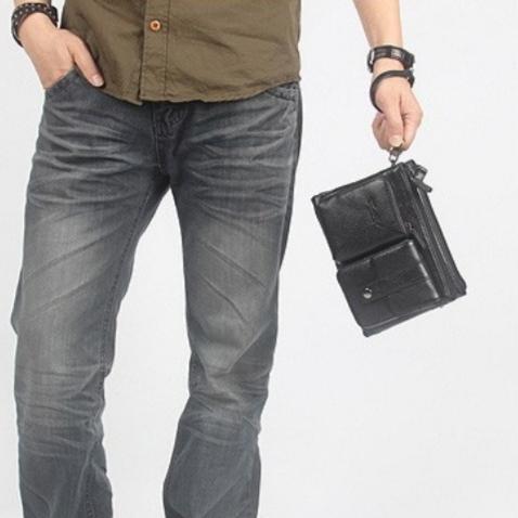 tas jinjing kulit pria - tas tangan kulit - clutch pria kulit tas pria