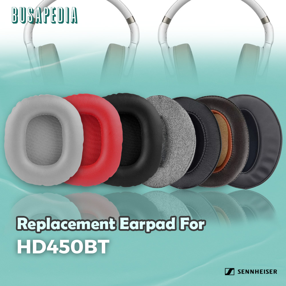 Earpad Ear Cushion Earcup Sennheiser HD450BT HD 450BT 450 HD450 BT Busa Foam Bantalan Pad