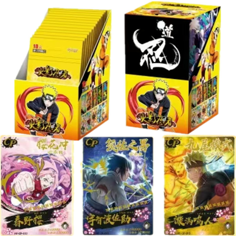 Naruto Card Uzumaki Naruto Uiha Sasuke All Series Cards HR XR Collection ildren Toy Gift Rare Genuin