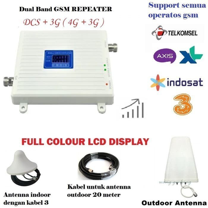 Repeater 2G/3G/4G Amplifier (900/1800/2100 Mhz)