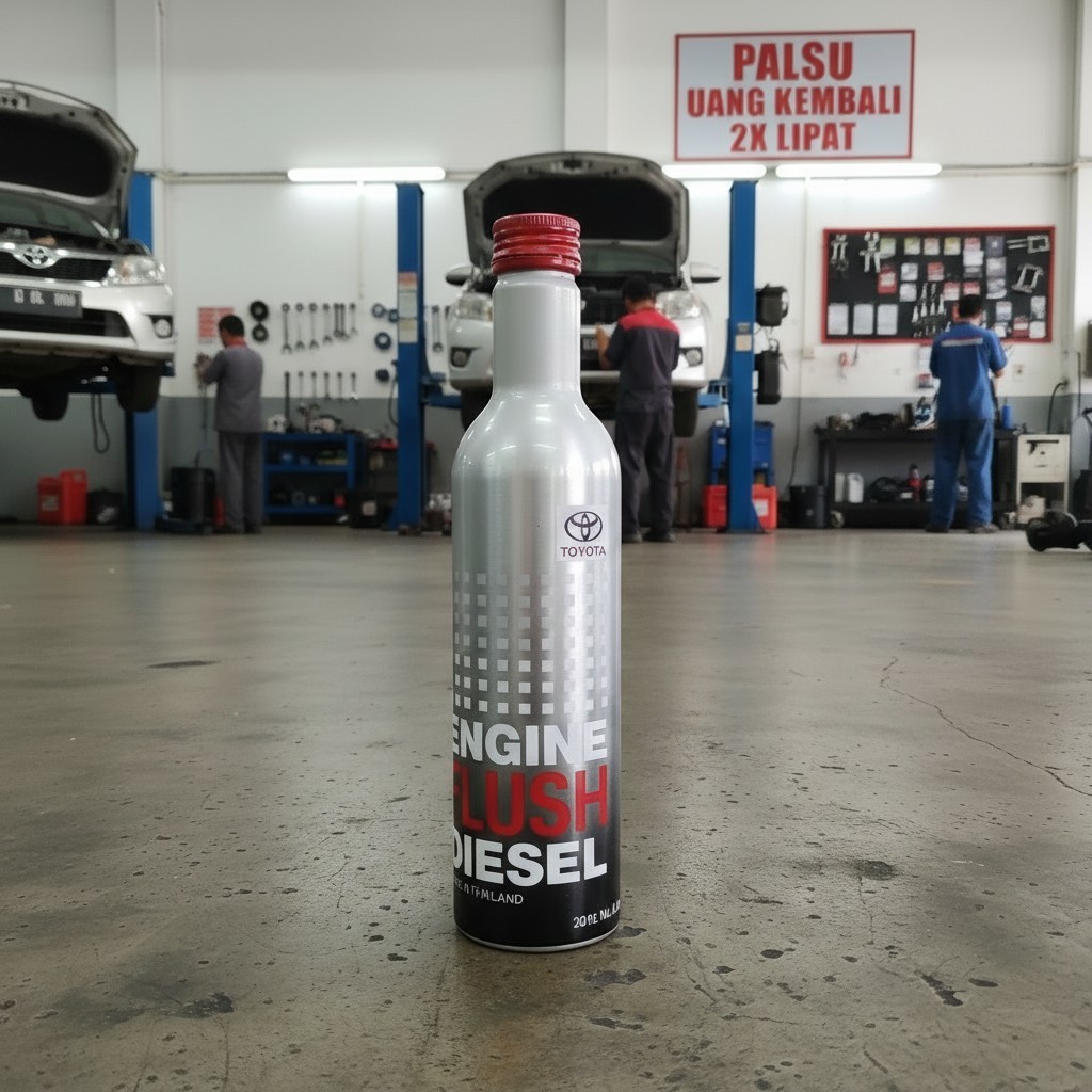 TMO ENGINE FLUSH 300ML TOYOTA DIESEL pembersih sludge mesin mobil disel ORIGINAL