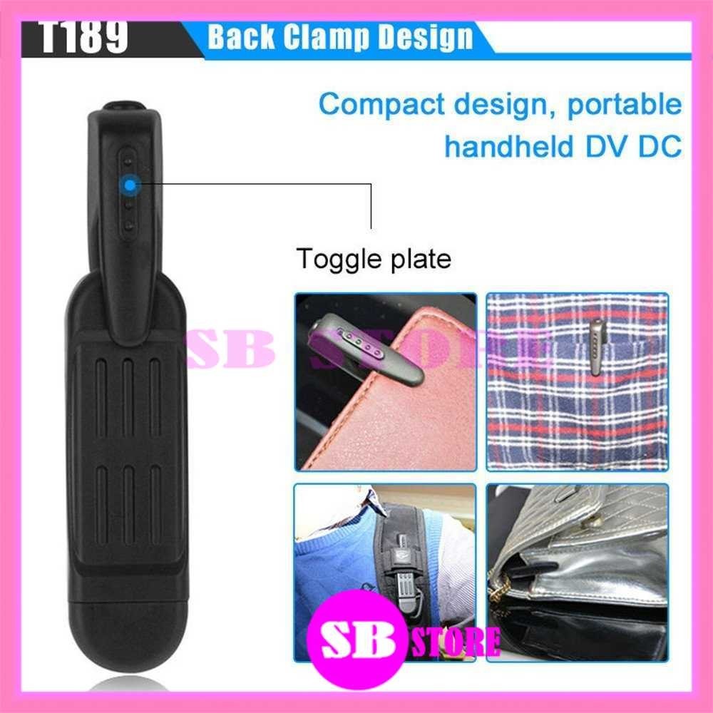 (mahalani01) [SB] Arsmundi Kamera Pengintai Spy Camera Bentuk Pulpen Clip Bolpoint 1080P Kamera Peng