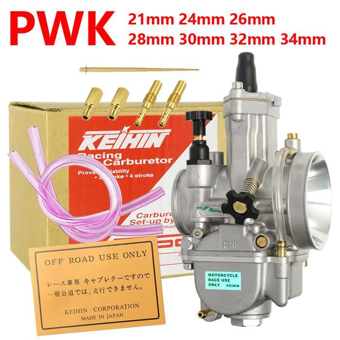 milideres331 NEW  Karburator karbu Pwk21 24 26 28 30 32 34 Keihin SUDQO Blue Series transparent tran