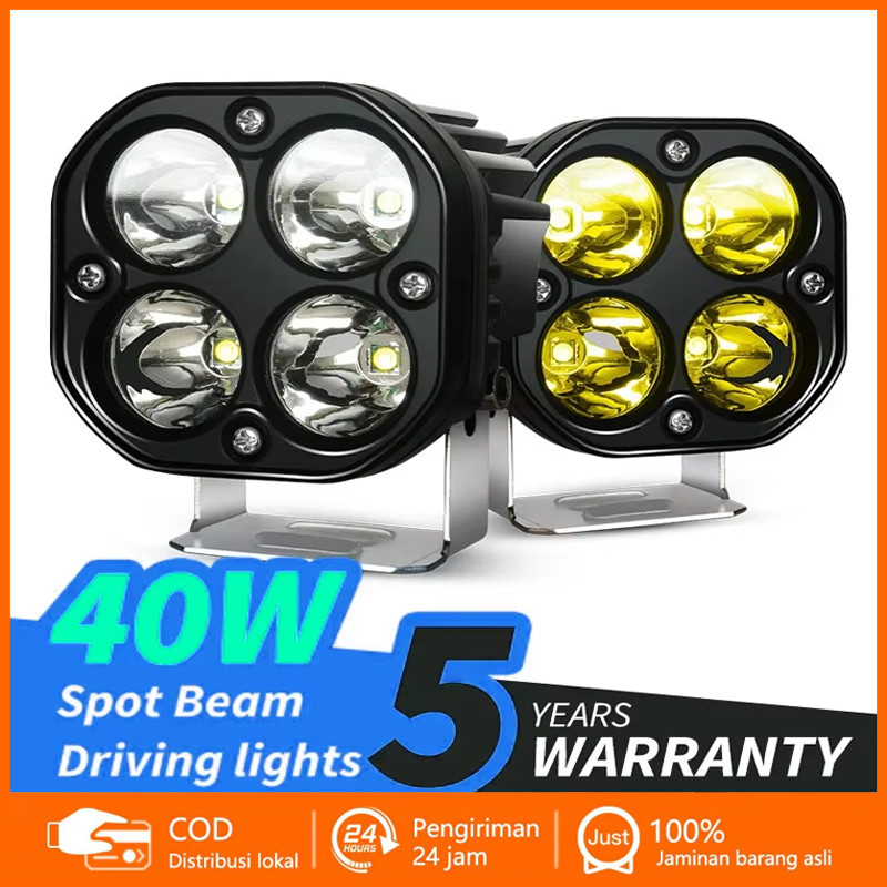 COD 40 watt truk Lampu Tembak 24 Volt/lampu Sorot 24 Vo/lampu Tembak 12 Volt/lampu Tembak Mata 4