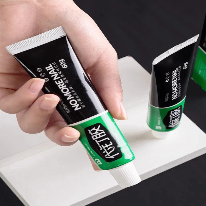 Lem Pengganti Paku Tembok 60g - Lem Serbaguna Super Kuat - Lem Besi - Nail Free Glue Strong