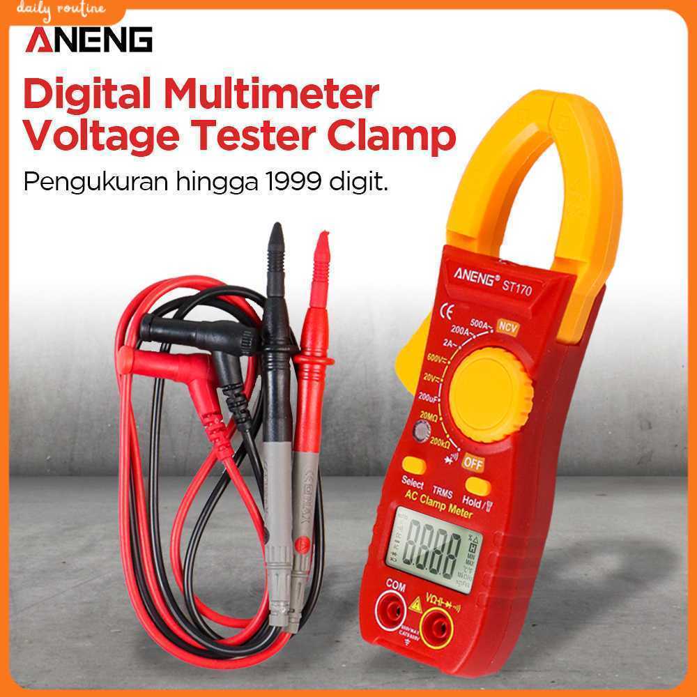 ANENG Digital Multimeter Tang Ampere Voltage NCV Tester Clamp - ST170
