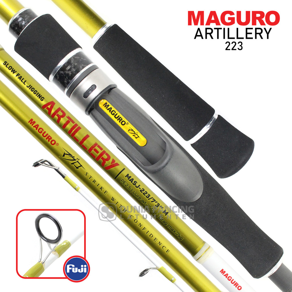 Joran Jigging MAGURO ARTILLERY PE 1.5 | PE 2.5 | Japan Style | Full Fuji | DPL
