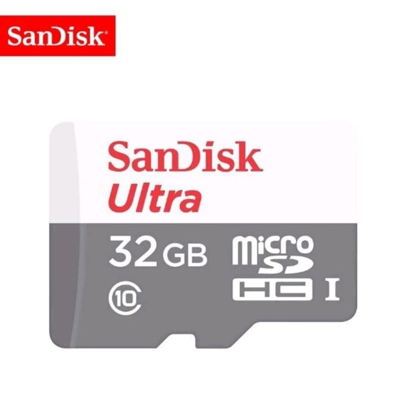 SANDISK ULTRA MICRO SD 32GB 100MBPS ORIGINAL MEMORY CARD MICROSD CARD 32 GB MMC MEMORY SANDISK HARDI