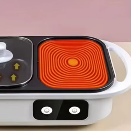 Multifunction Electric Cooker Hotpot Barbecue Grill Griddle Frying Pan Stove Crepe Oven Pancake Pie 
