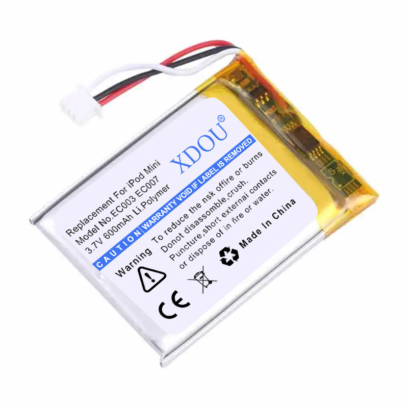 New EC003 EC007 Battery For iPod Mini  M9804 M9801 M9802 M9806 W065 M9807 A1051 M9805 4GB MP3/4 1st 