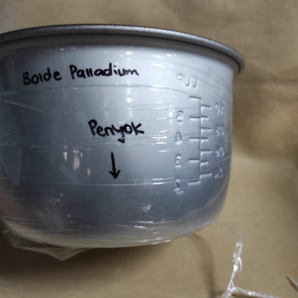 (PENYOK) PANCI INNER POT 1L MAGIC COM BOLDE SUPER COOK PALLADIUM 1 LITER RICE COOKER ORIGINAL