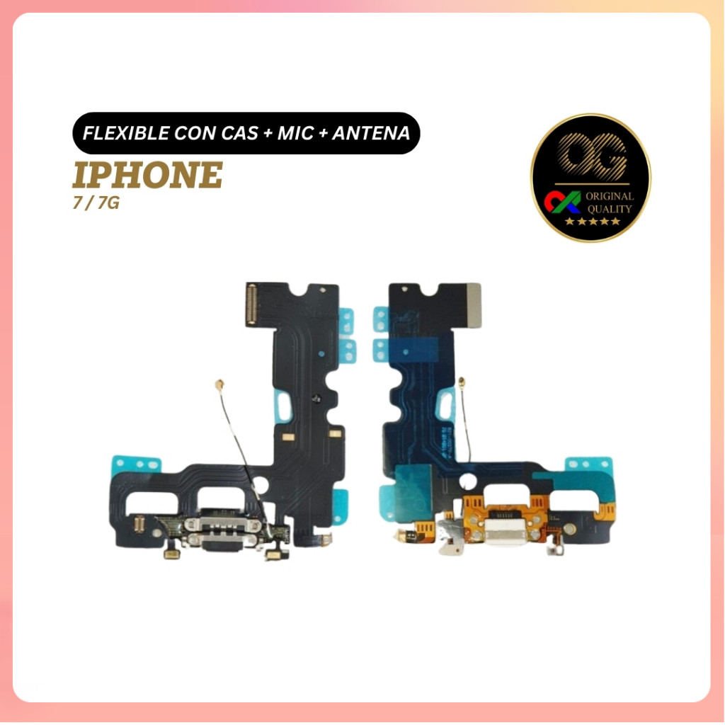 Flexible Con Cas + Mic + Antena IP 7 / 7G Charger Original