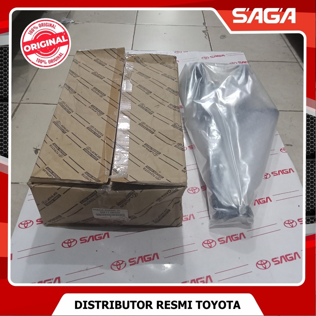 SAGA | Steering KNUCKLE Kenakel Knakel KANAN/KIRI  ORI FORTUNER HILUX 43211-0K030 / 43212-0K030