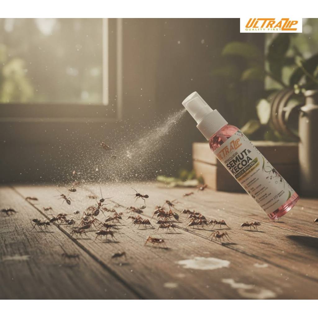PENGUSIR SEMUT & KECOA - AMPUH MENGUSIR SEMUT - ULTRAZIP PENGUSIR SEMUT 100 ML - PENGUSIR KECOA -